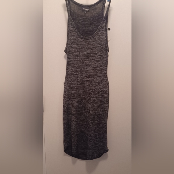 Sexy Tanktini greyish dress, Length 41' small back slit that can wear a bra - Picture 3 of 5